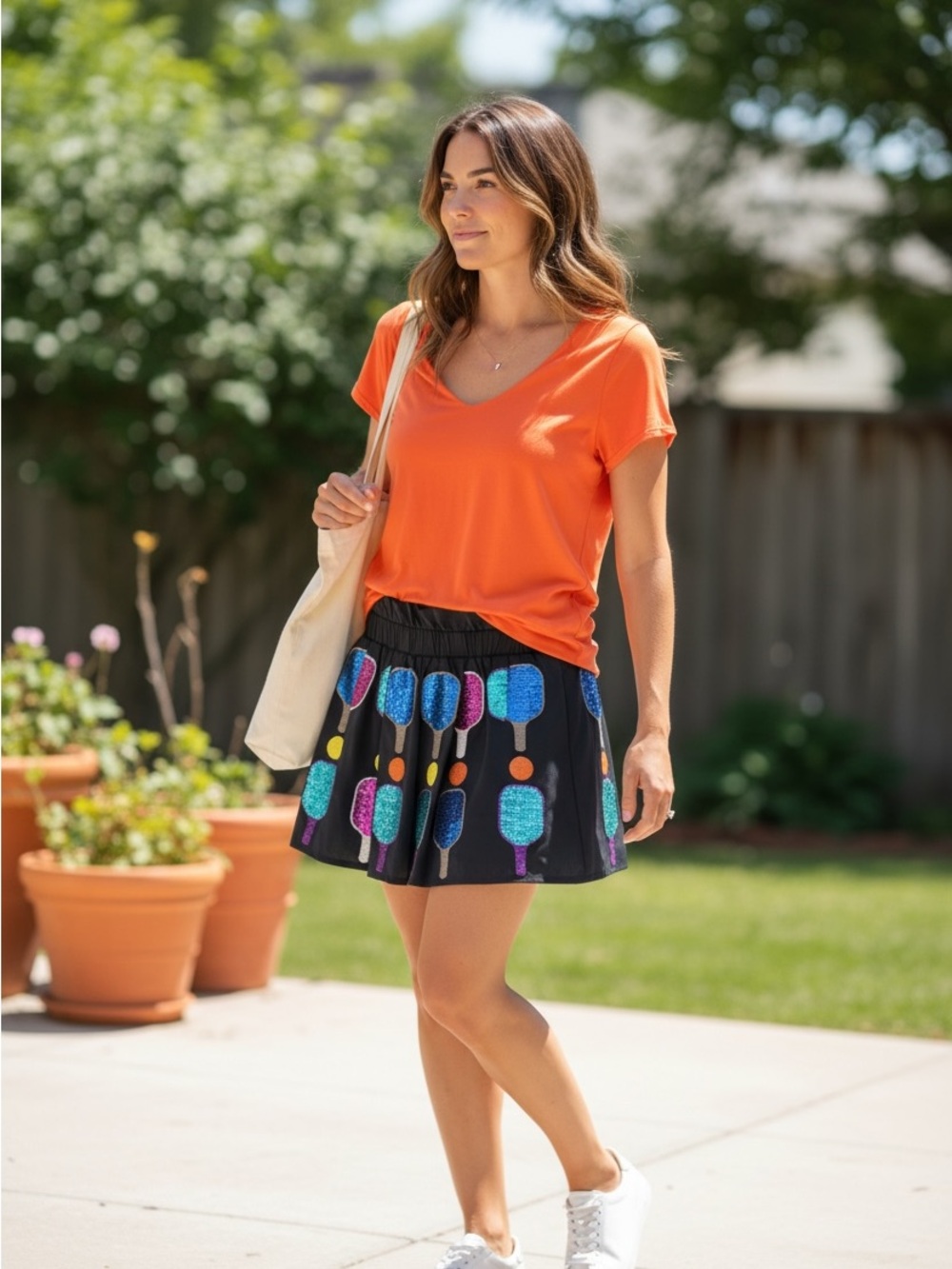 Sequined Pickleball Skirt